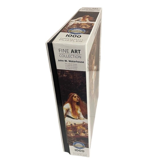Fine Art Puzzle Medieval "THE LADY OF SHALOTT" John William Waterhouse 1000 Pcs - Picture 5 of 15